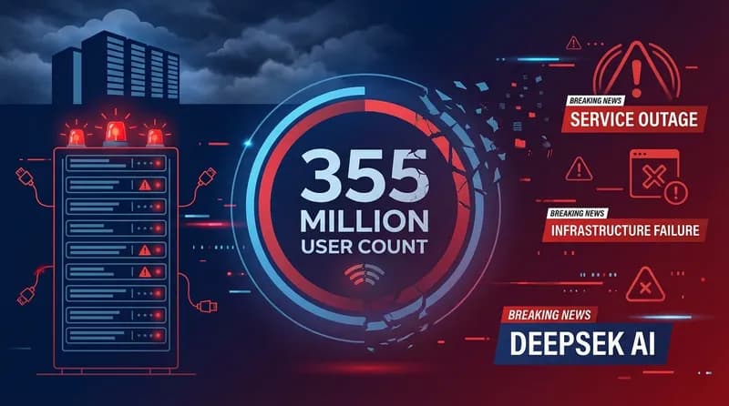 DeepSeek Suffers Record 13-Hour Outage Affecting 355 Million Users