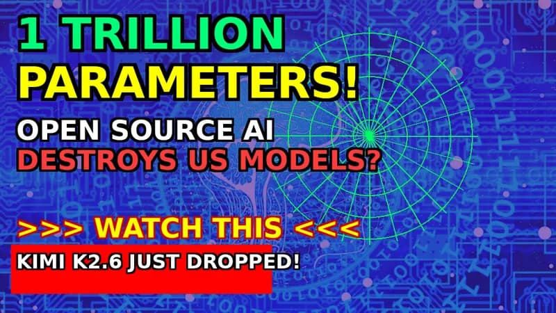Kimi K2.6: Moonshot AI's 1-Trillion Parameter Open-Weight Model Challenges US Frontier LLMs
